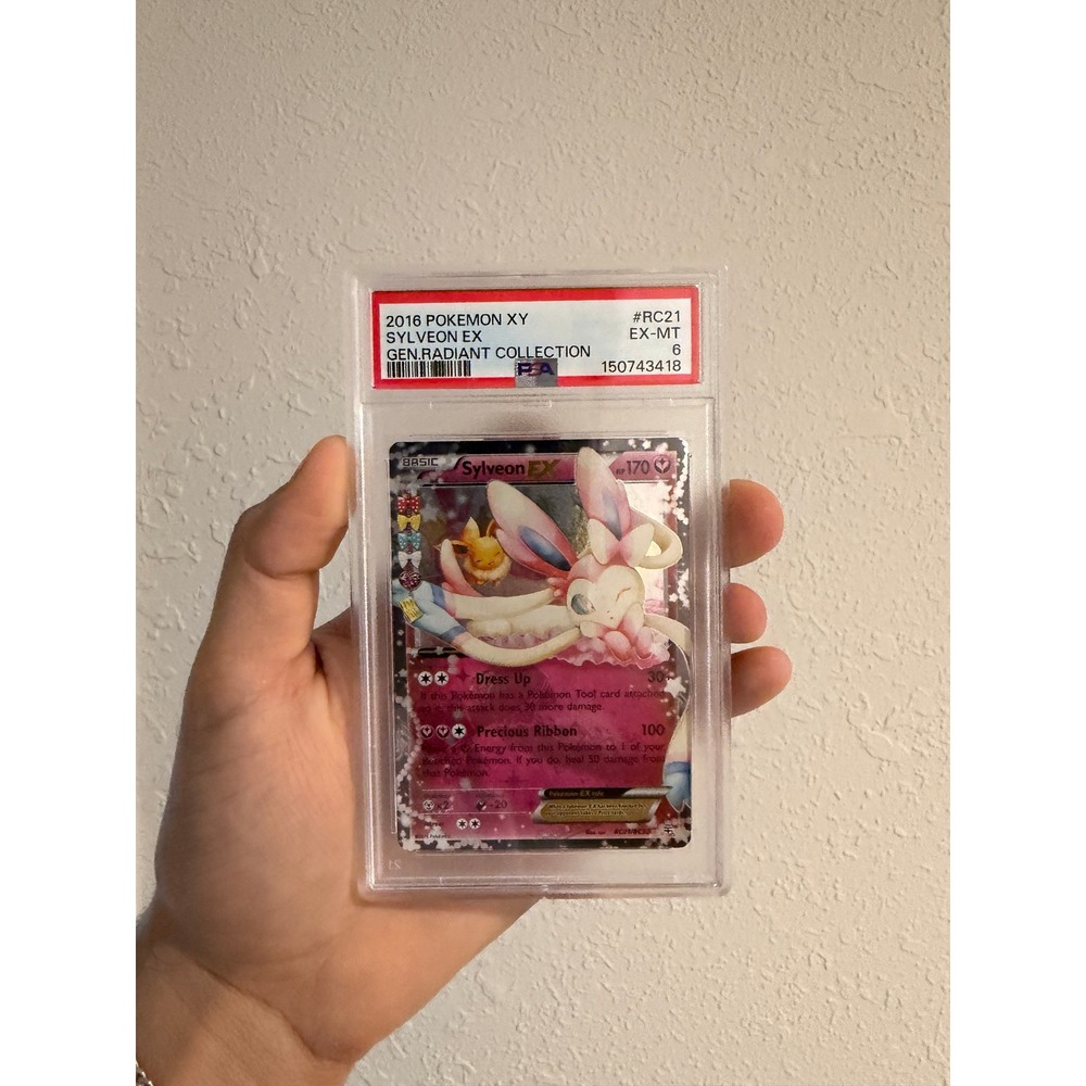 2016 Pokemon XY Generations Radiant Collection Sylveon EX RC21 PSA 6 EX-MT